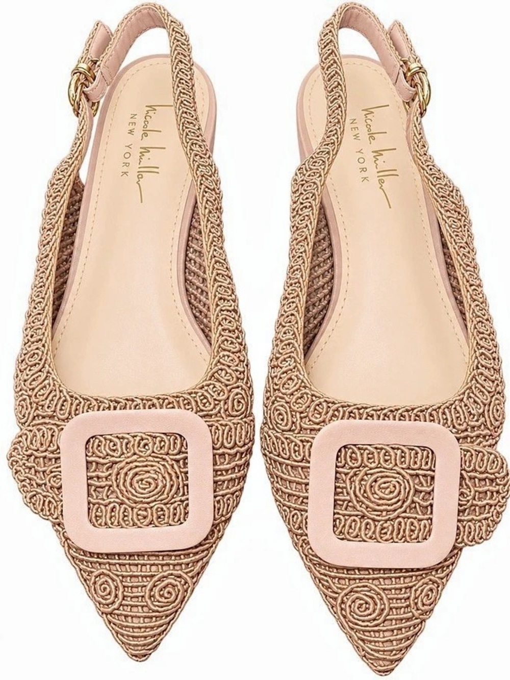 Gently worn flat dusty pink